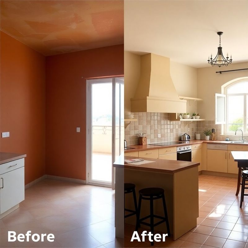 Cocina reformada en Murcia — antes y después